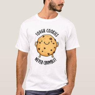 Camiseta Cookies duros nunca desmoronam Comidas engraçadas