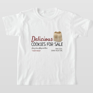 Camiseta Cookies em Saco, Cookie Sales Fundraising