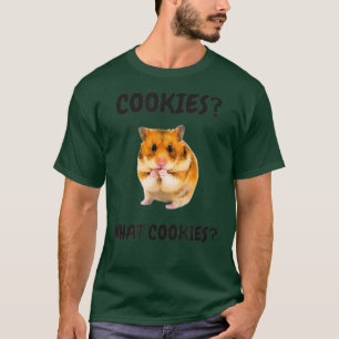 Camiseta Cookies Engraçados de Hamster ouro