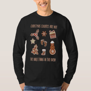 Camiseta Cookies Engraçados De Natal Em Uma Formiga De Grav