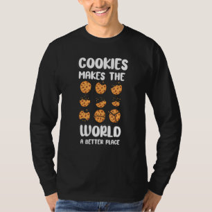 Camiseta Cookies engraçados tornam o mundo melhor