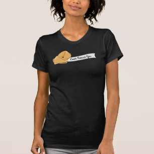 Camiseta Cookies Fortune Personalizados, Olhe Atrás De Você