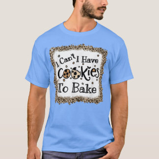 Camiseta Cookies Funny Baking, citação, Cozinhar Legal Baki