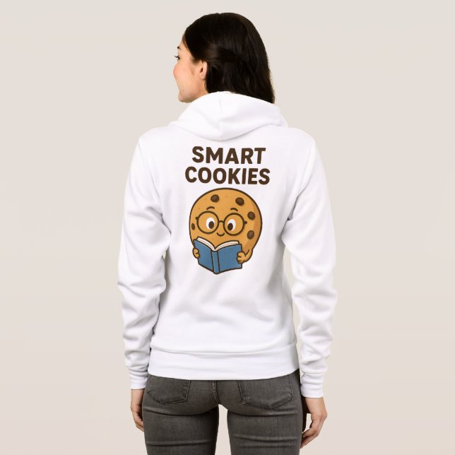Camiseta Cookies Inteligentes - Aprender, Crescer, 🍪 Brilh (Parte Traseira Completa)