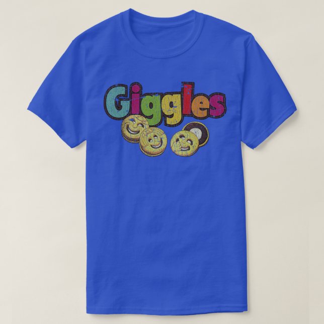 Camiseta Cookies Kid Giggles 1985 (Frente do Design)