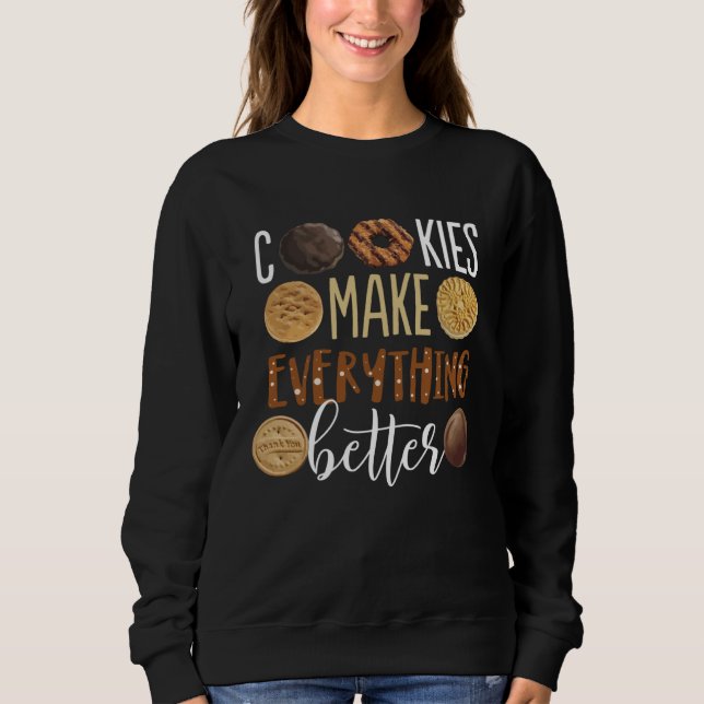 Camiseta Cookies make everything better  Christmas (Frente)