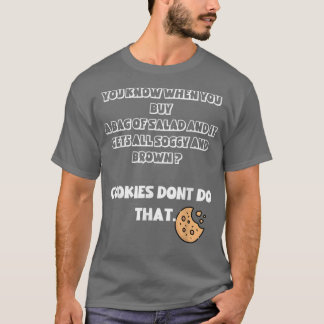 Camiseta Cookies Melhor Que Salada
