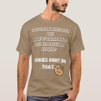 Camiseta Cookies Melhor Que Salada