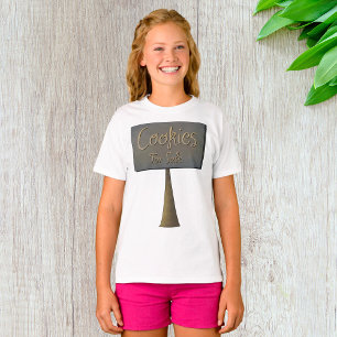 Camiseta Cookies Para Camiseiros T-Raparigas De Venda