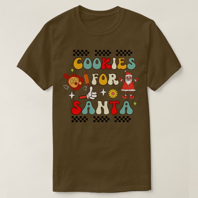 Camiseta Cookies para papais noeis (Frente do Design)