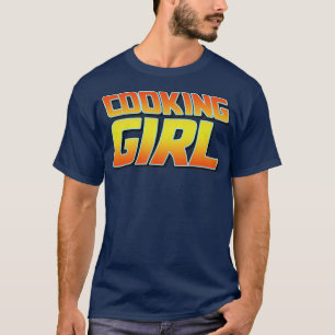 Camiseta Cooking girl vintage design 