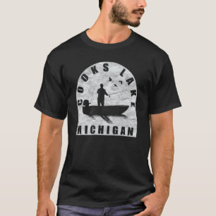 Camiseta Cooks Lake Fisheries Michigan