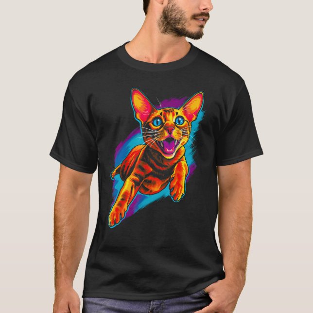 Camiseta Cool Abyssinian Cat (Frente)