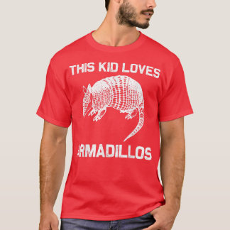 Camiseta Cool Armadillo For Kids Boys Giant Pink Fairy Band