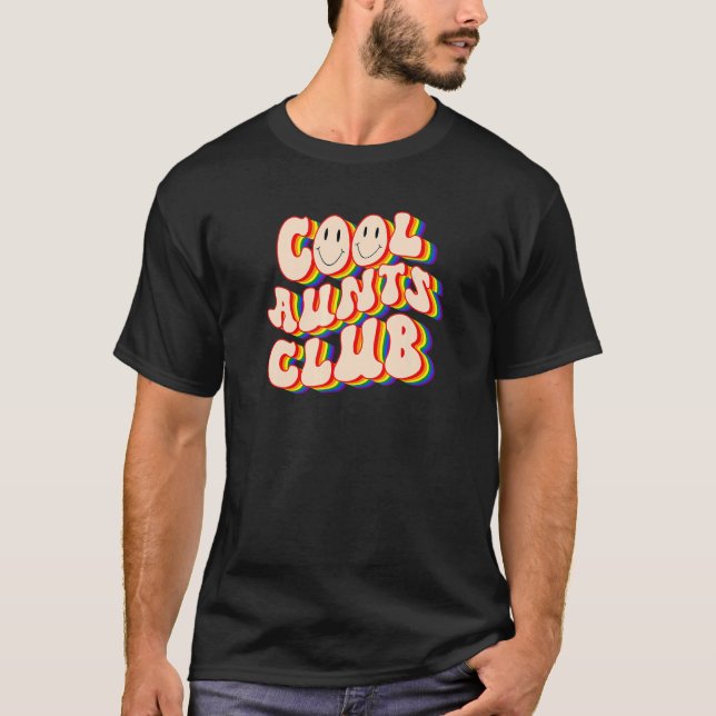 Camiseta Cool Aunts Club LGBTQ Pride Gay Pride Rainbow LGBT (Frente)