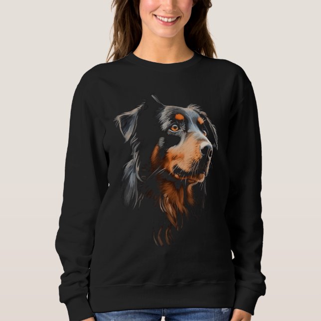 Camiseta Cool Australian Shepherd Face Awesome (Frente)