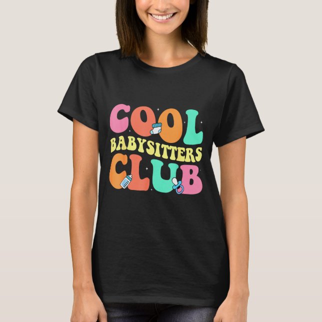 Camiseta Cool Babysitters Club - Groovy Design Babysitter B (Frente)