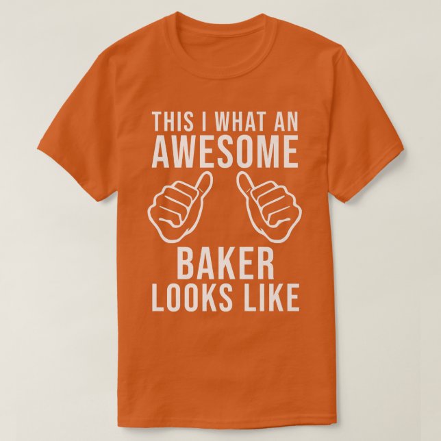 Camiseta Cool Baker Funny Saying Confectioner Bakery Baking (Frente do Design)