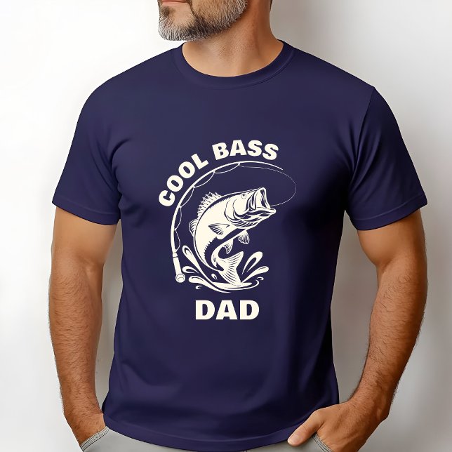Camiseta Cool Bass Dad (Cool Bass Dad Funny Dad's T-shirt)