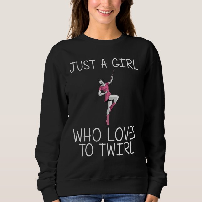 Camiseta Cool Baton Twirling For Girls Kids Twirler Majoret (Frente)