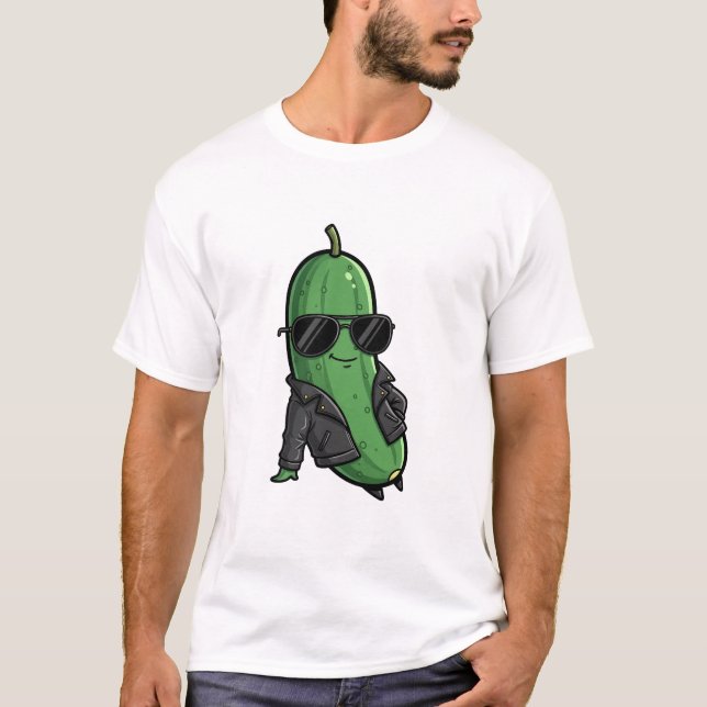 Camiseta Cool Biker Cucumber (Frente)
