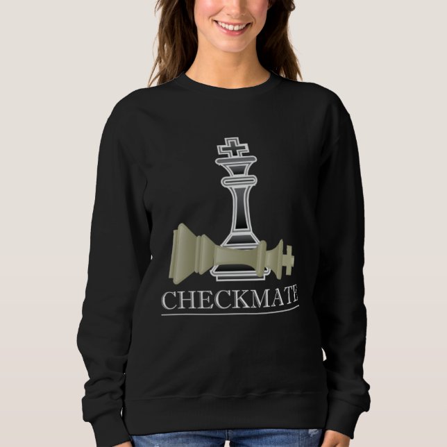 Camiseta Cool Board Game Tees  Checkmate Chess (Frente)