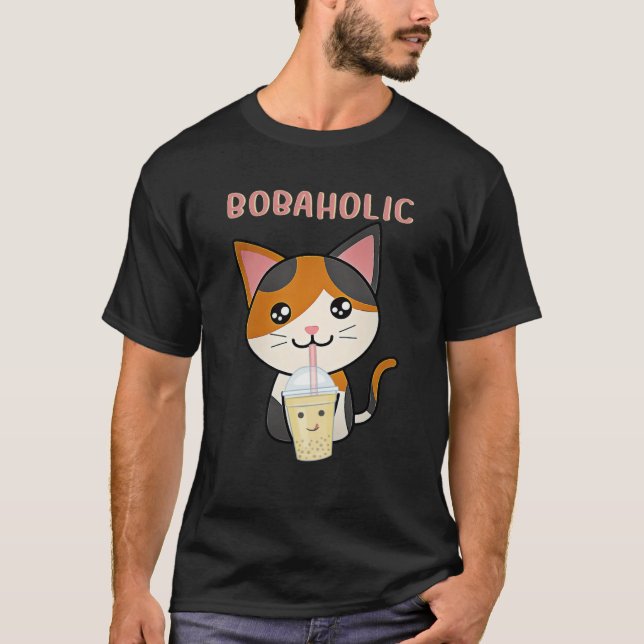 Camiseta Cool Boba Holic Boba Bubble Tea   1 (Frente)