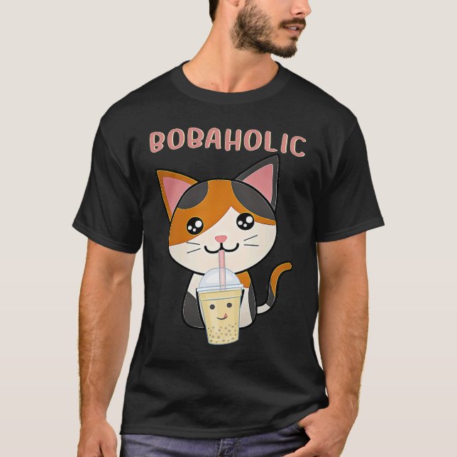 Camiseta Cool Boba Holic Boba Bubble Tea Lovers   1 (Frente)