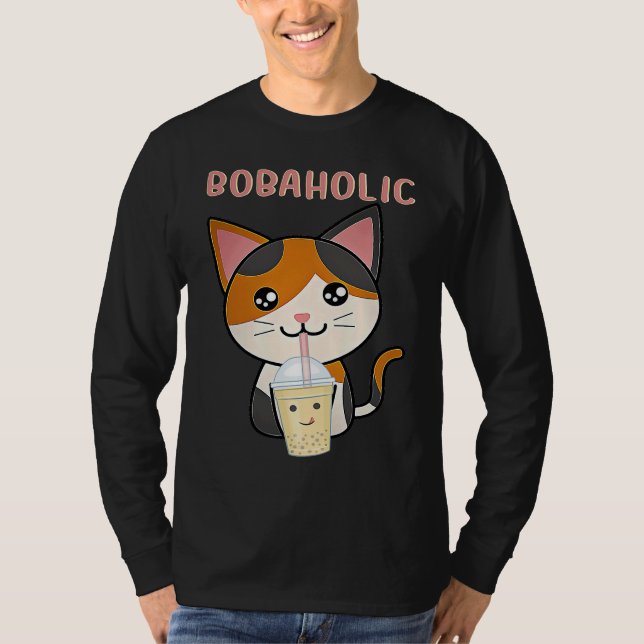 Camiseta Cool Boba Holic Boba Bubble Tea Lovers   1 (Frente)