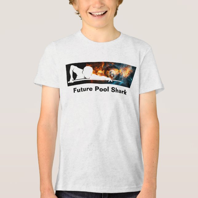 Camiseta Cool Boys Future Pool Shark Billiards Tshirt (Frente)