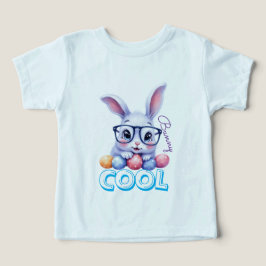 Camiseta Cool Bunny Easter Personalized Name Kids