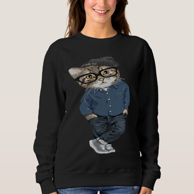 Camiseta Cool Cat And  Cat (Frente)