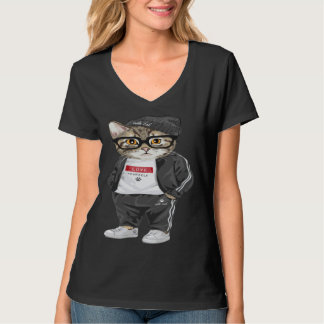 Camiseta Cool Cat Urban Style Cute Cats
