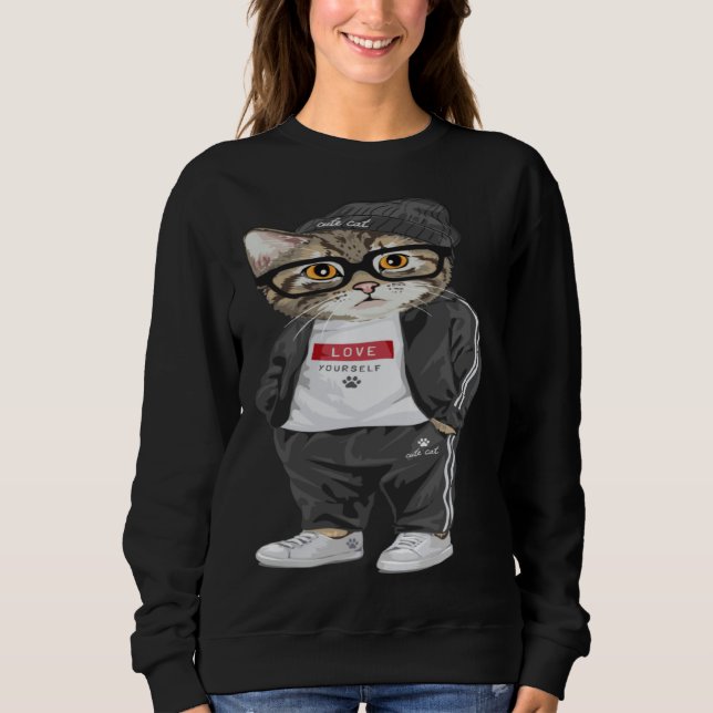 Camiseta Cool Cat Urban Style Cute Cats (Frente)