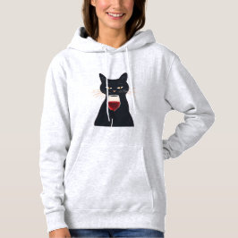 Camiseta Cool Cat with Shades – Funny Black Cat Hoodie