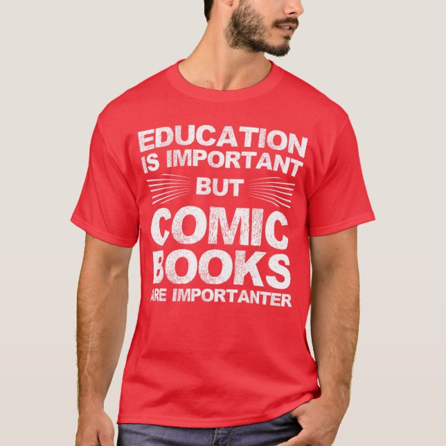 Camiseta Cool Comic Book Art For Men Women Comic Book Carto (Frente)