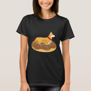 Camiseta Cool Corgi Donut Pool Float On Dog