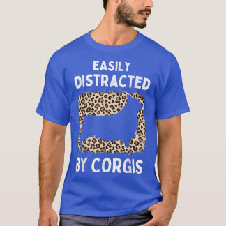 Camiseta Cool corgi lovers dog design leopard girls funny c