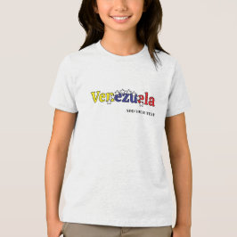 Camiseta cool country flag customize kid's Venezuelan 