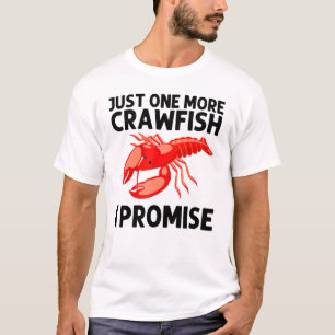 Camiseta Cool Crawfish Art For Men Women Lobster Crawdad Bo