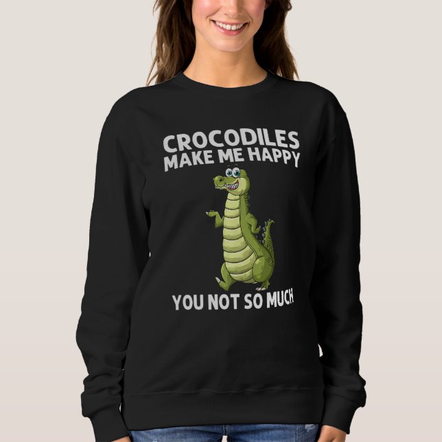 Camiseta Cool Crocodile For Men Women Alligator Zookeeper Z (Frente)
