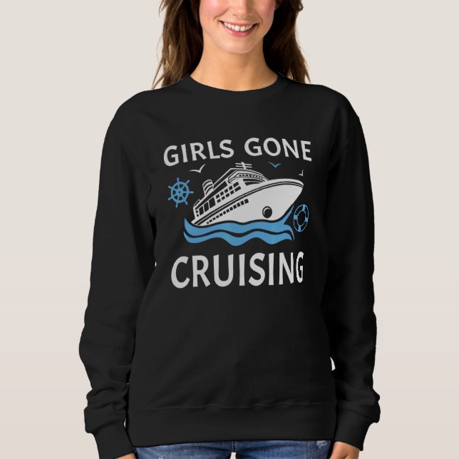 Camiseta Cool Cruising For Women Girls Cruise Ship Cruising (Frente)