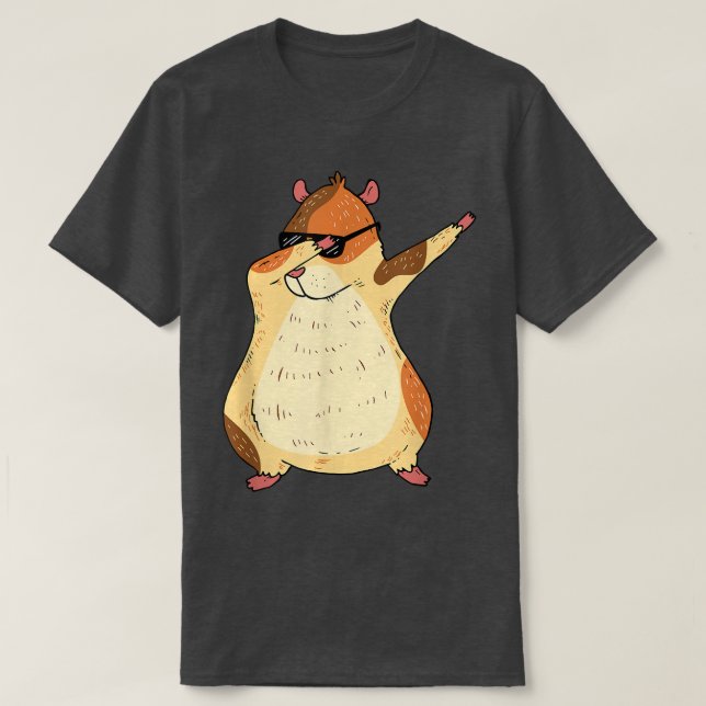 Camiseta Cool Dabbing Guinea Pig Mom Animal Lover Rodent  (Frente do Design)