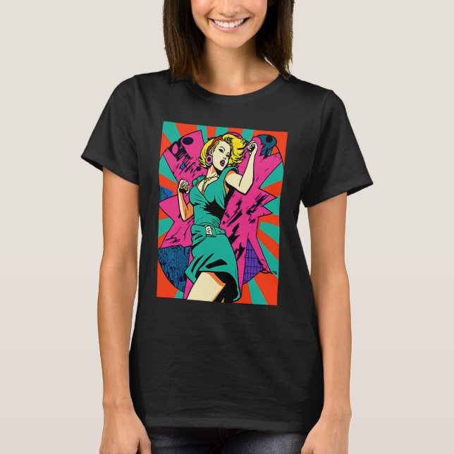 Camiseta Cool Dancing Mom Retro Streetwear Dancer Mom (Frente)