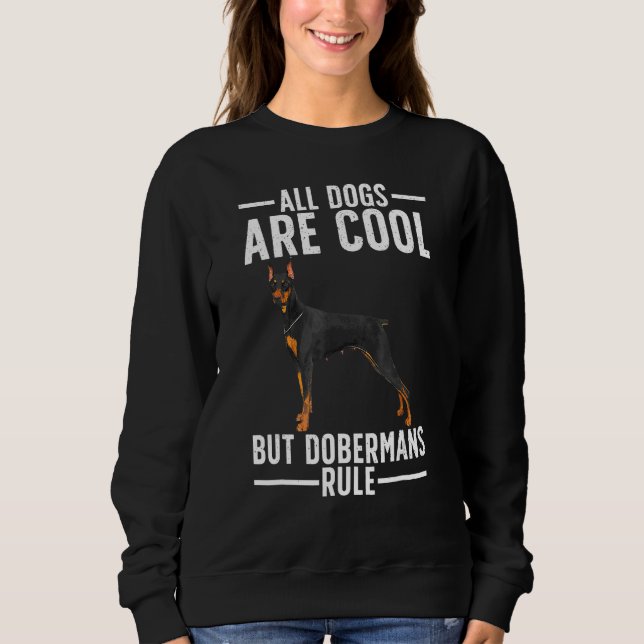 Camiseta Cool Doberman For Men Women Dobie Pinscher Puppy D (Frente)