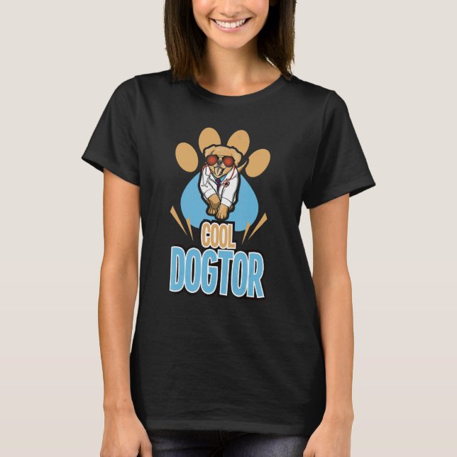 Camiseta Cool Dogtor Dog   Women Corgi Doggy Love (Frente)