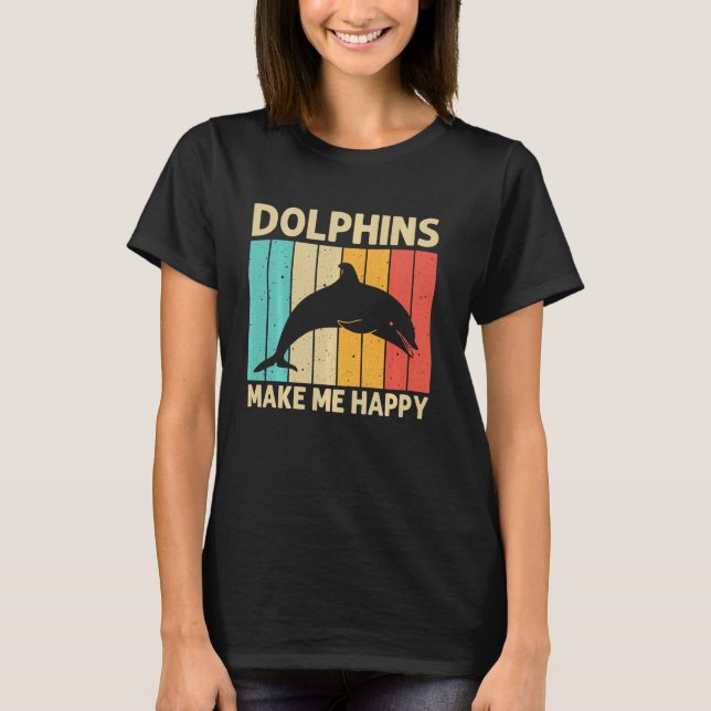 Camiseta Cool Dolphin For Men Women Dolphins Beluga Whale S (Frente)