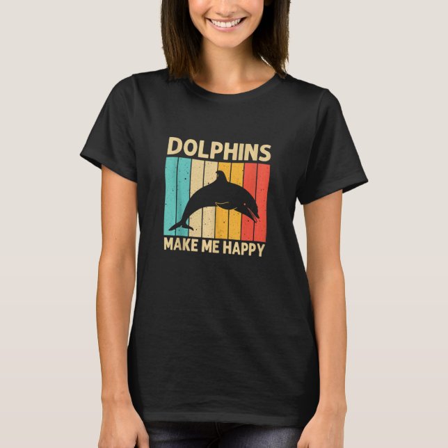 Camiseta Cool Dolphin For Men Women Dolphins Beluga Whale S (Frente)