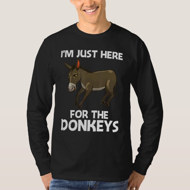 Camiseta Cool Donkey For Men Women Mule Donkey  Safari Anim (Frente)