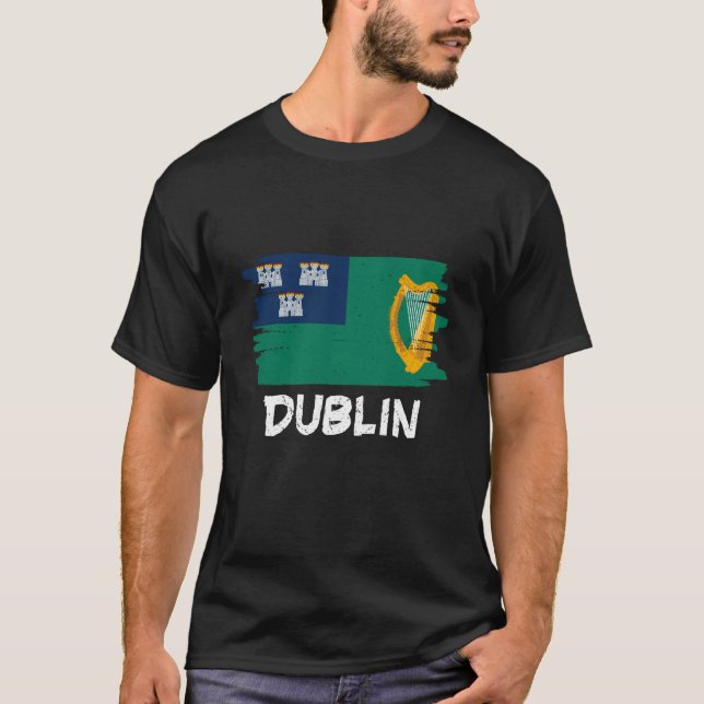 Camiseta Cool Dublin Flag (Frente)
